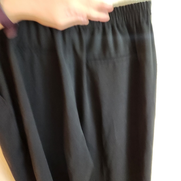 J. Crew Jamie Pull On Crepe Black Tapered Leg Pants Size 12 - Picture 11 of 11